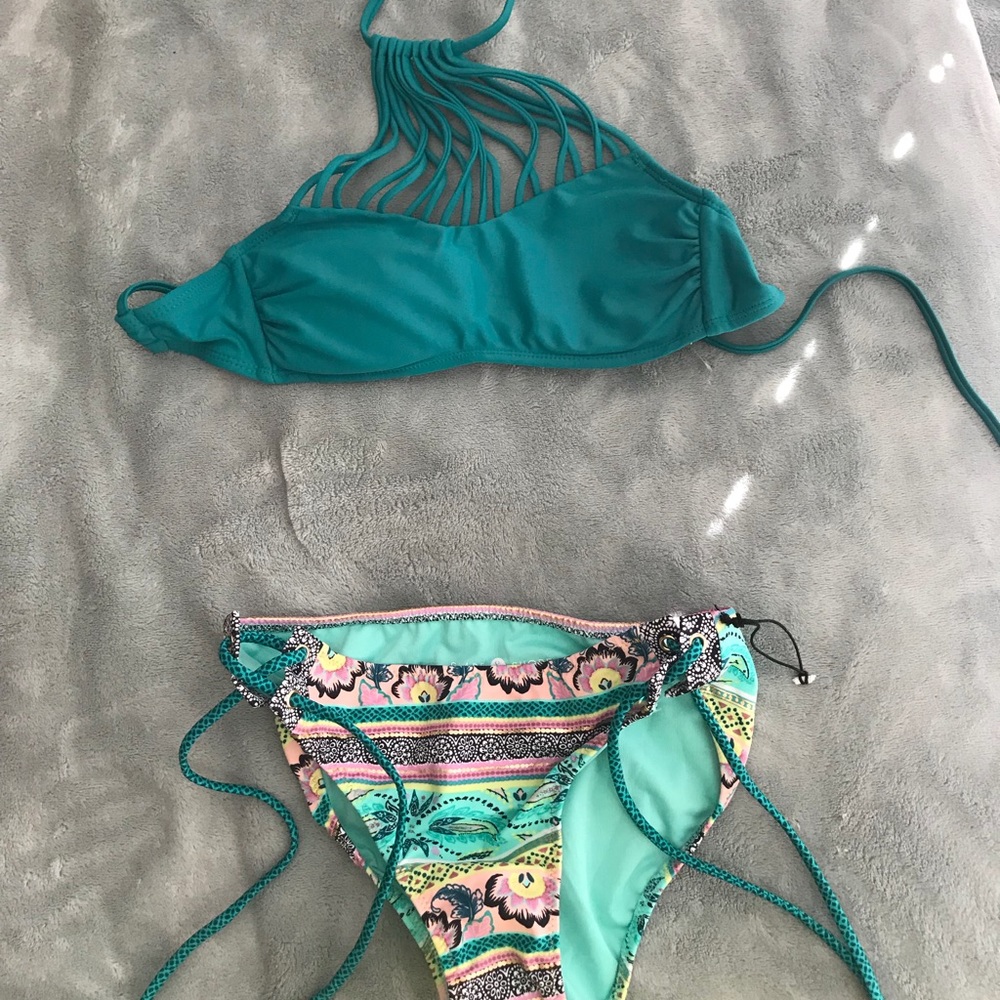 2 Piece Halter Bathing Suit